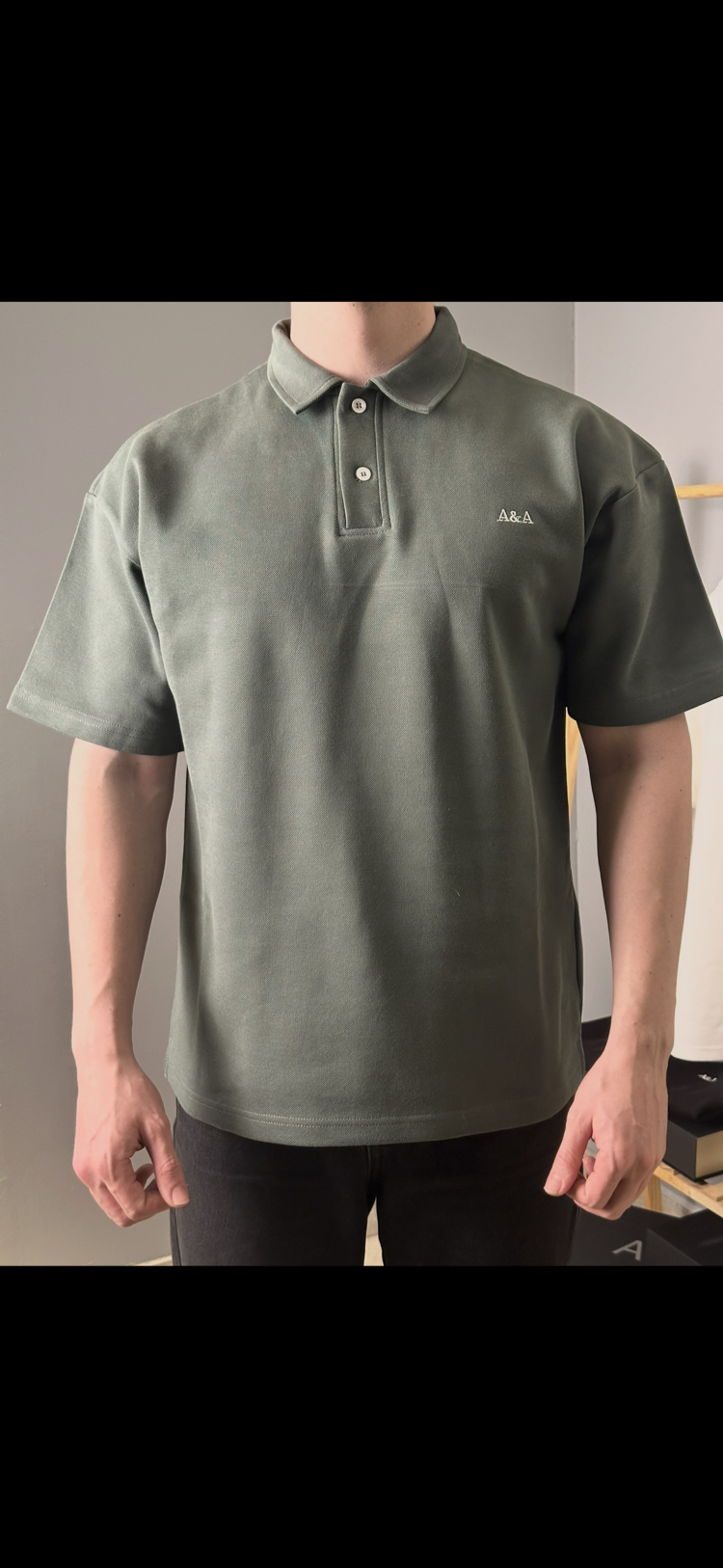 A&A Premium Polo Haki Yeşil