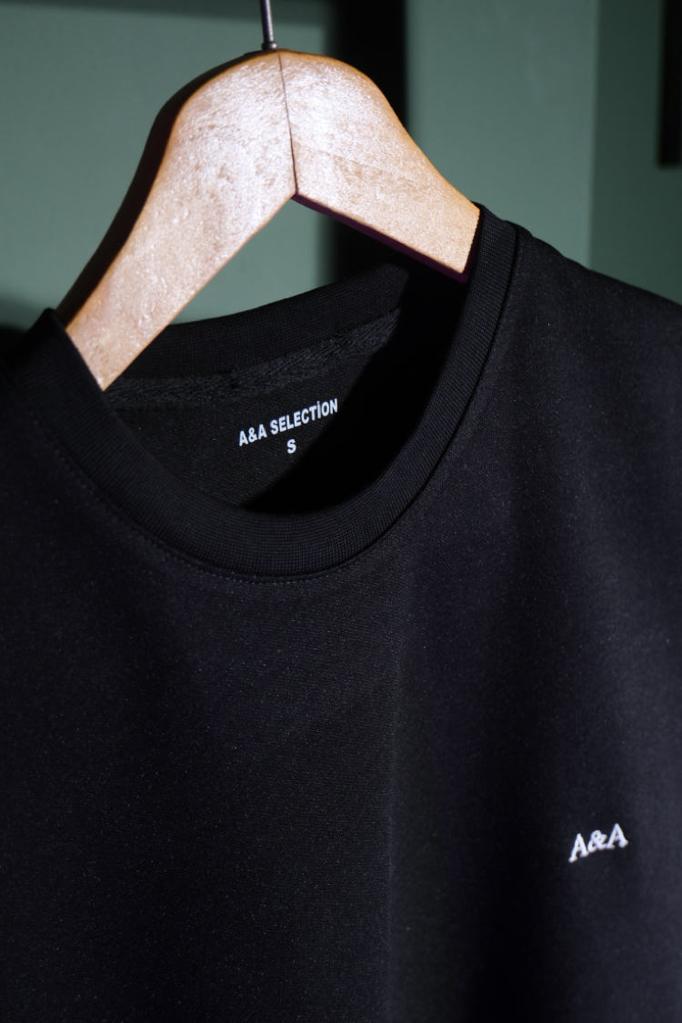 A&A Oversize Siyah Tişört