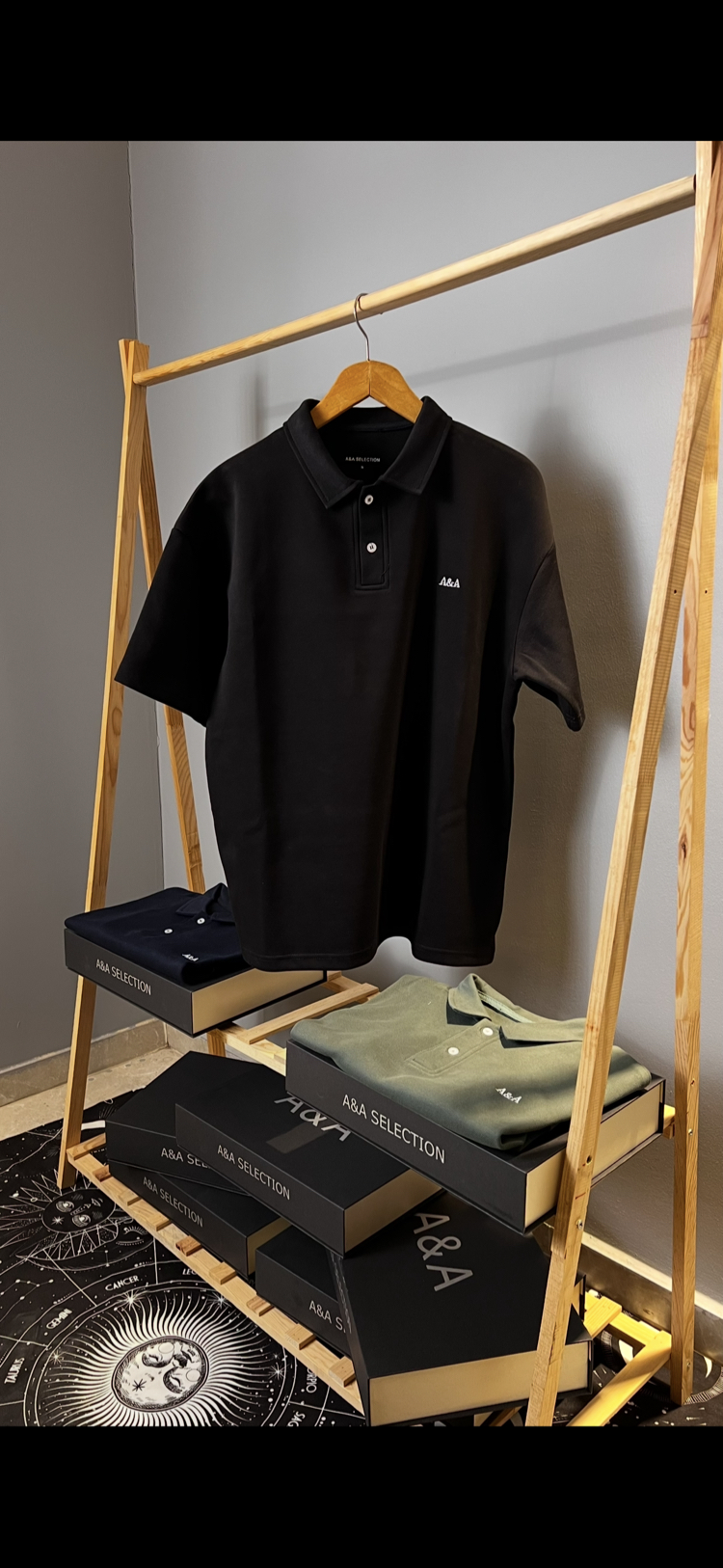 A&A Premium Polo Siyah
