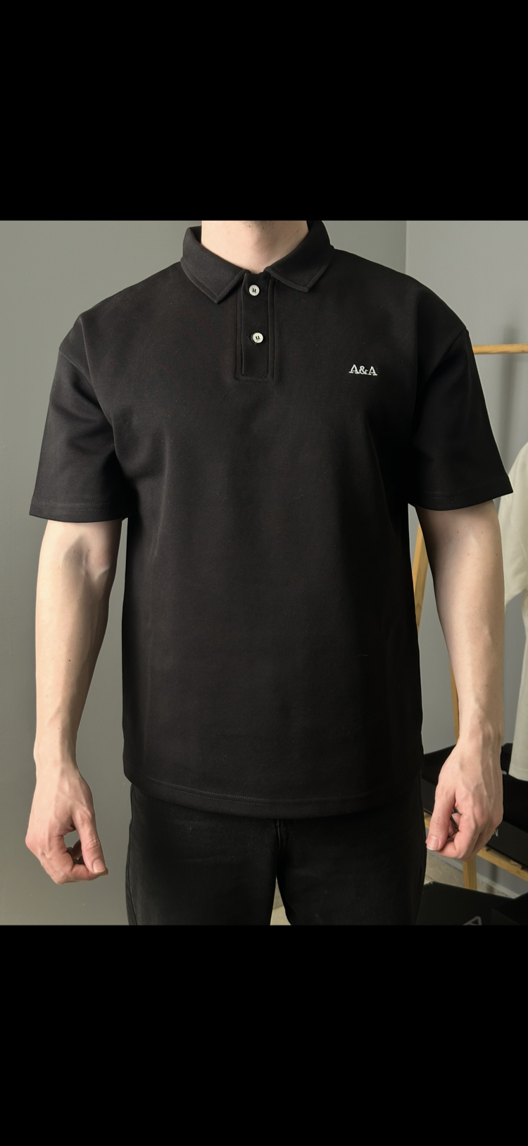 A&A Premium Polo Siyah