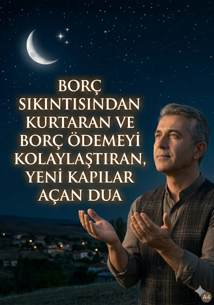 Borçtan Kurtulma ve Rızık Kapıları İçin Özel Dua Tasarımı (Dijital PDF)