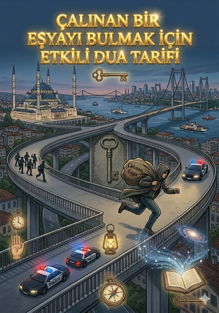 Çalınan Eşyayı Bulmak İçin Özel Dua & Vefk Uygulaması (Dijital İndirme)