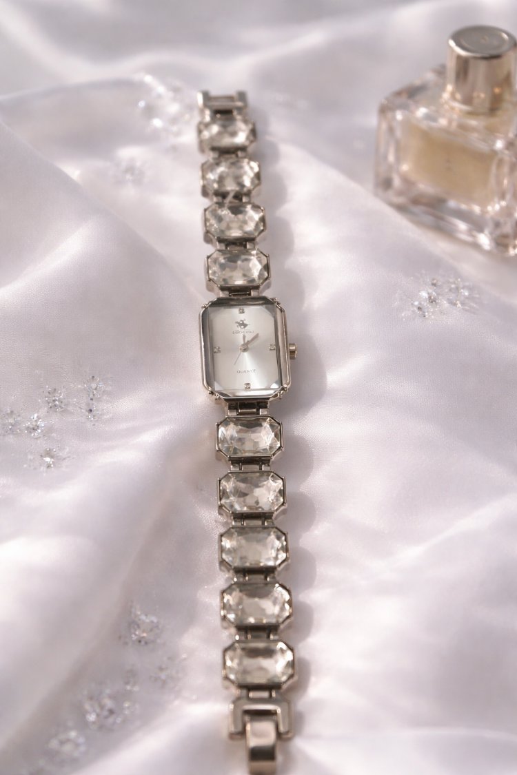 Swarovski Silver Beyaz Taşlı