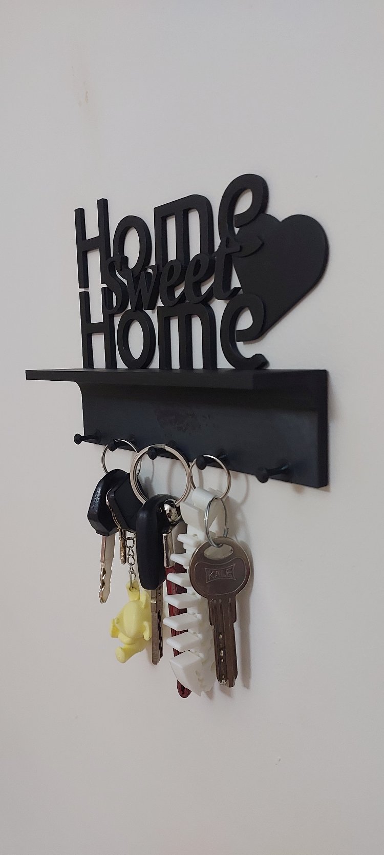 Home Sweet Home Raflı Anahtar Askılığı
