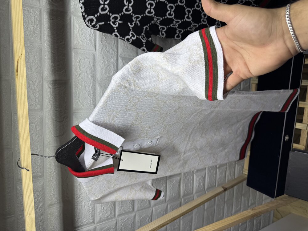 Gucci Triko Polo Yaka Beyaz