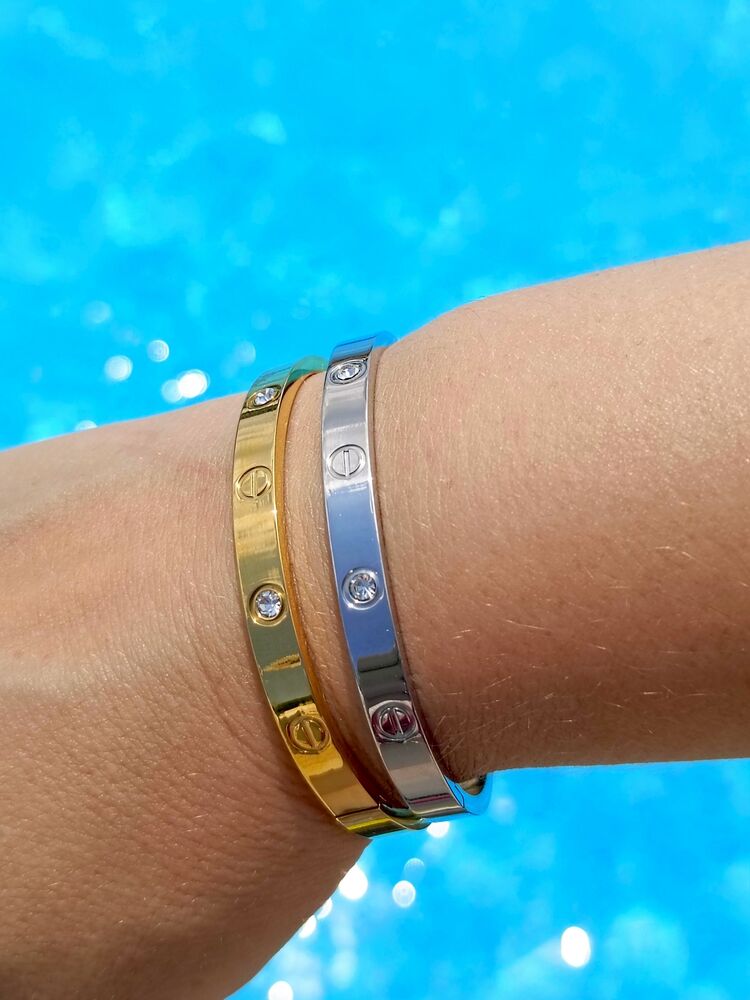 Cartier Model Gold Kelepçe