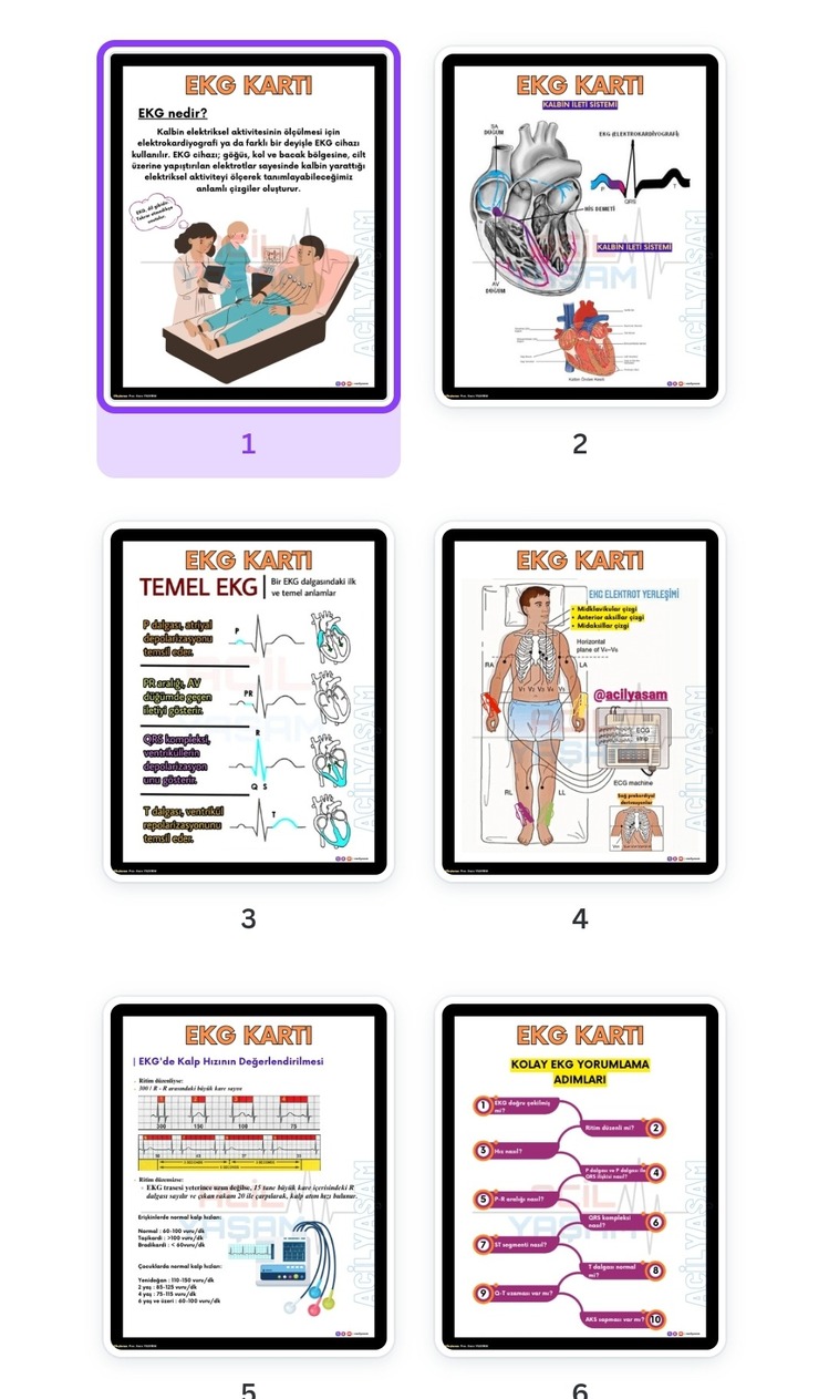 EKG KARTLARI PDF Dosyası