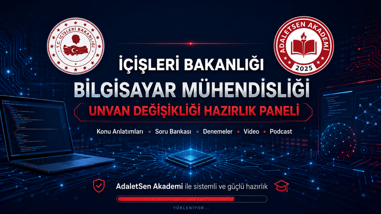İÇİŞLERİ BAKANLIĞI BİLGİSAYAR MÜHENDİSLİĞİ HAZIRLIK PAKETİ