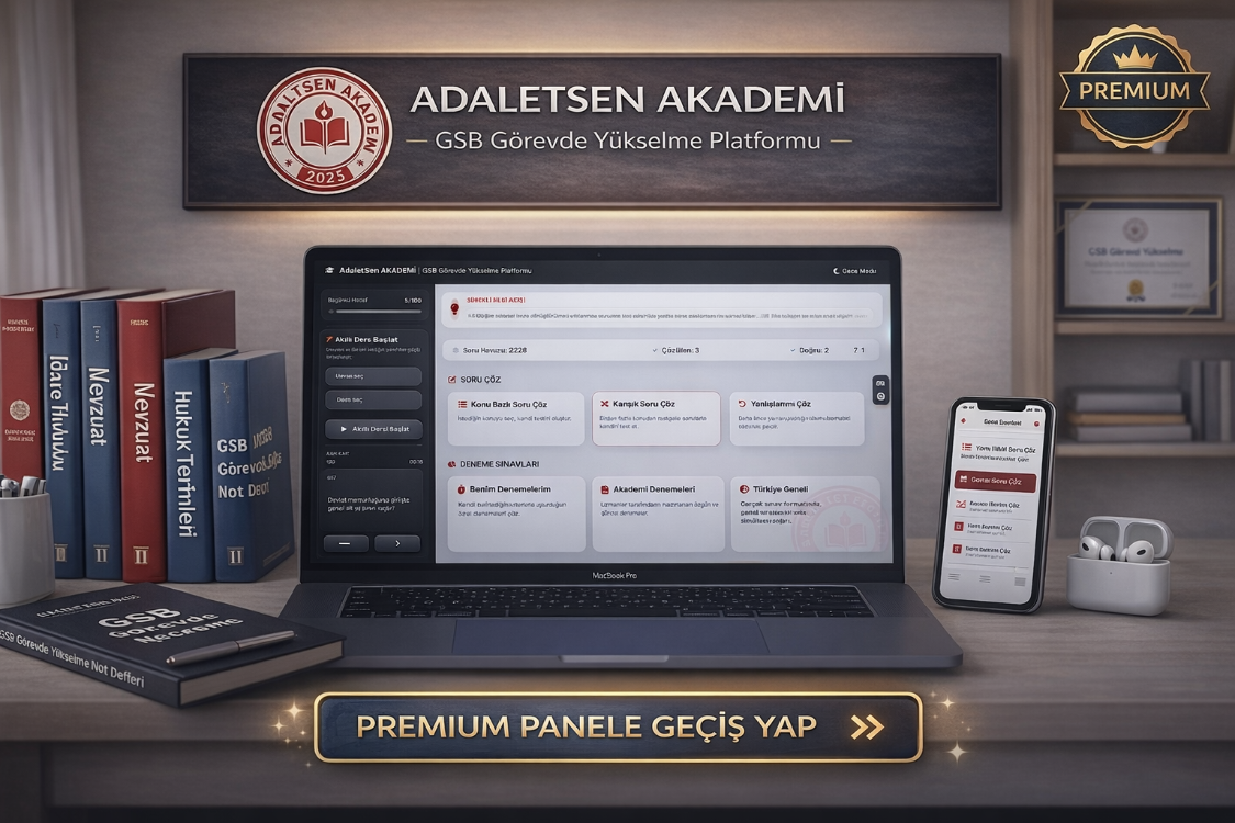 AdaletSen Akademi Premium Üyelik 