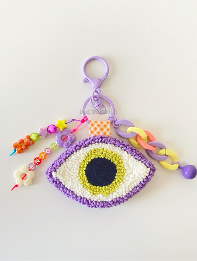 Punch Nakışı Charm Anahtarlık