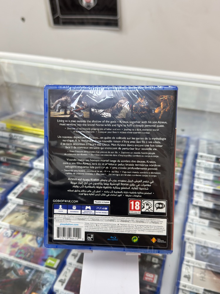 PS4 GOD OF WAR 2018 SIFIR