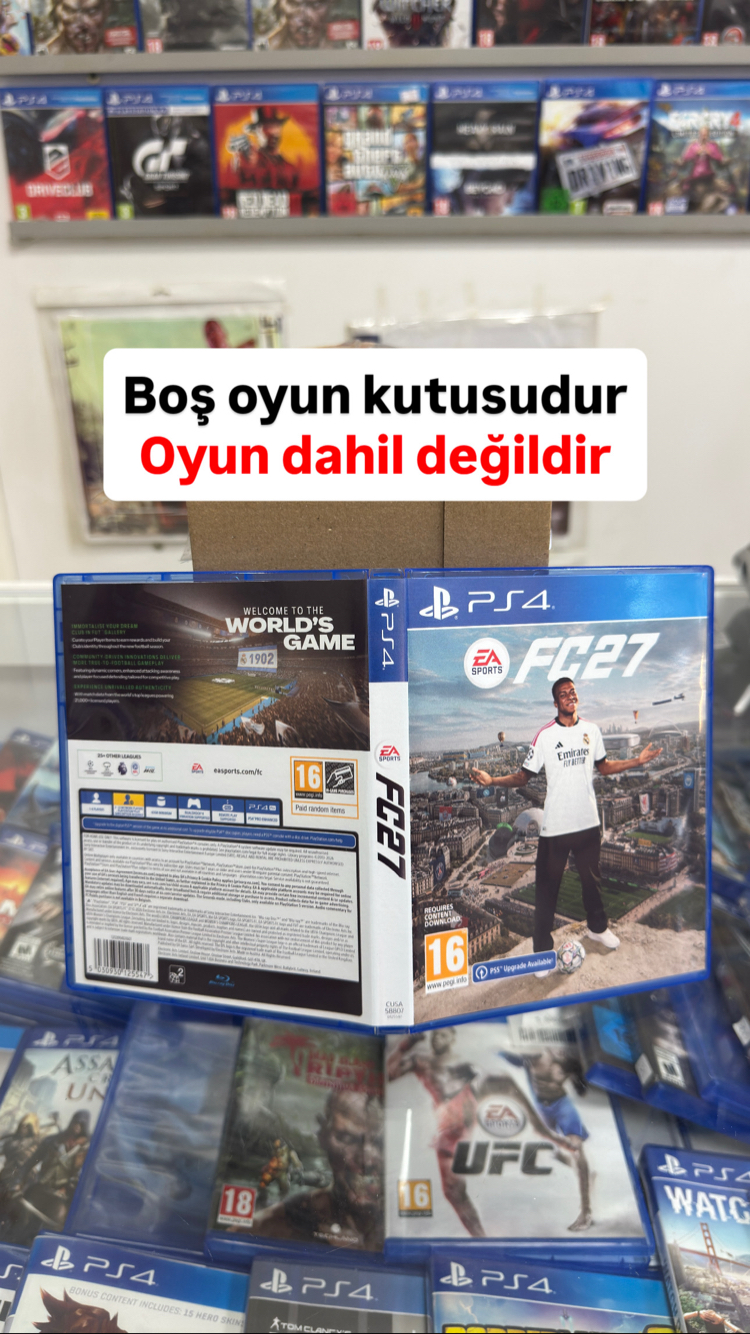 Boş Oyun Kutusu + Kuşe Kağıt