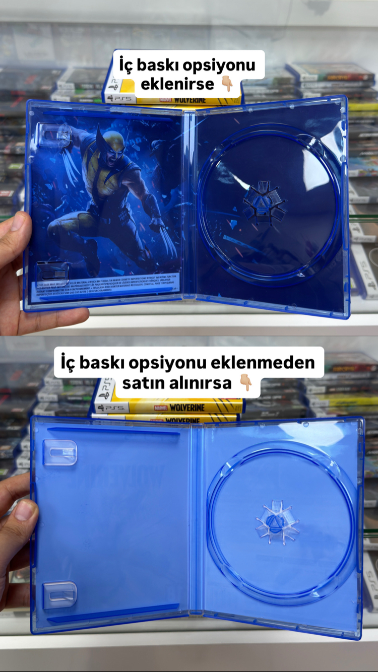 Boş CD Kutu + Kuşe Kağıdı 