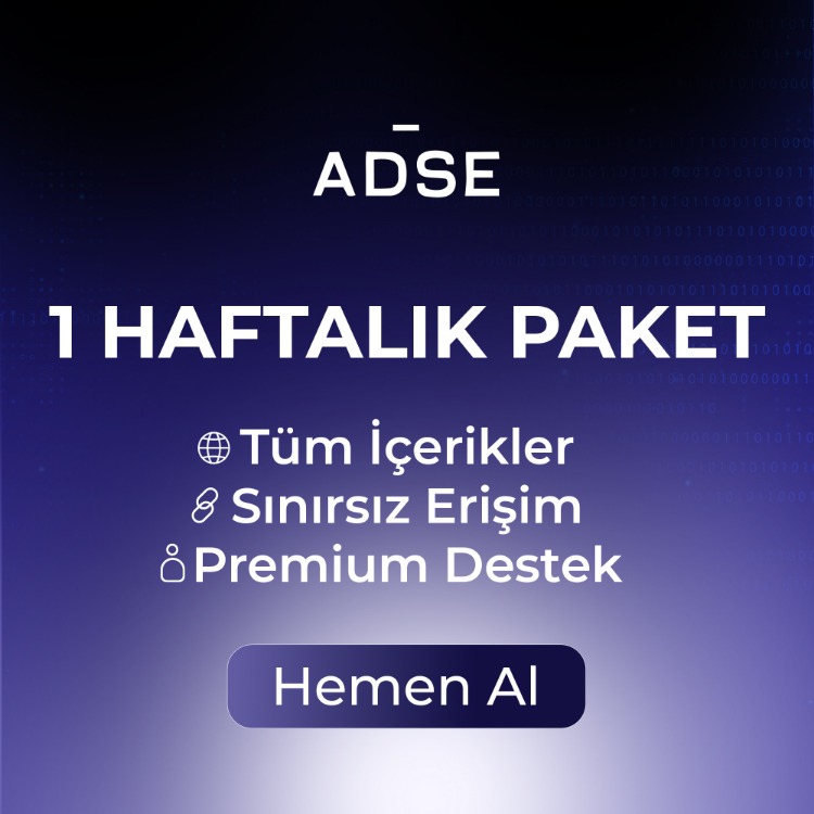 ADSE - 1 HAFTALIK PAKET