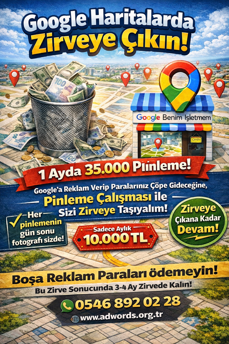 Google Harita Pinleme
