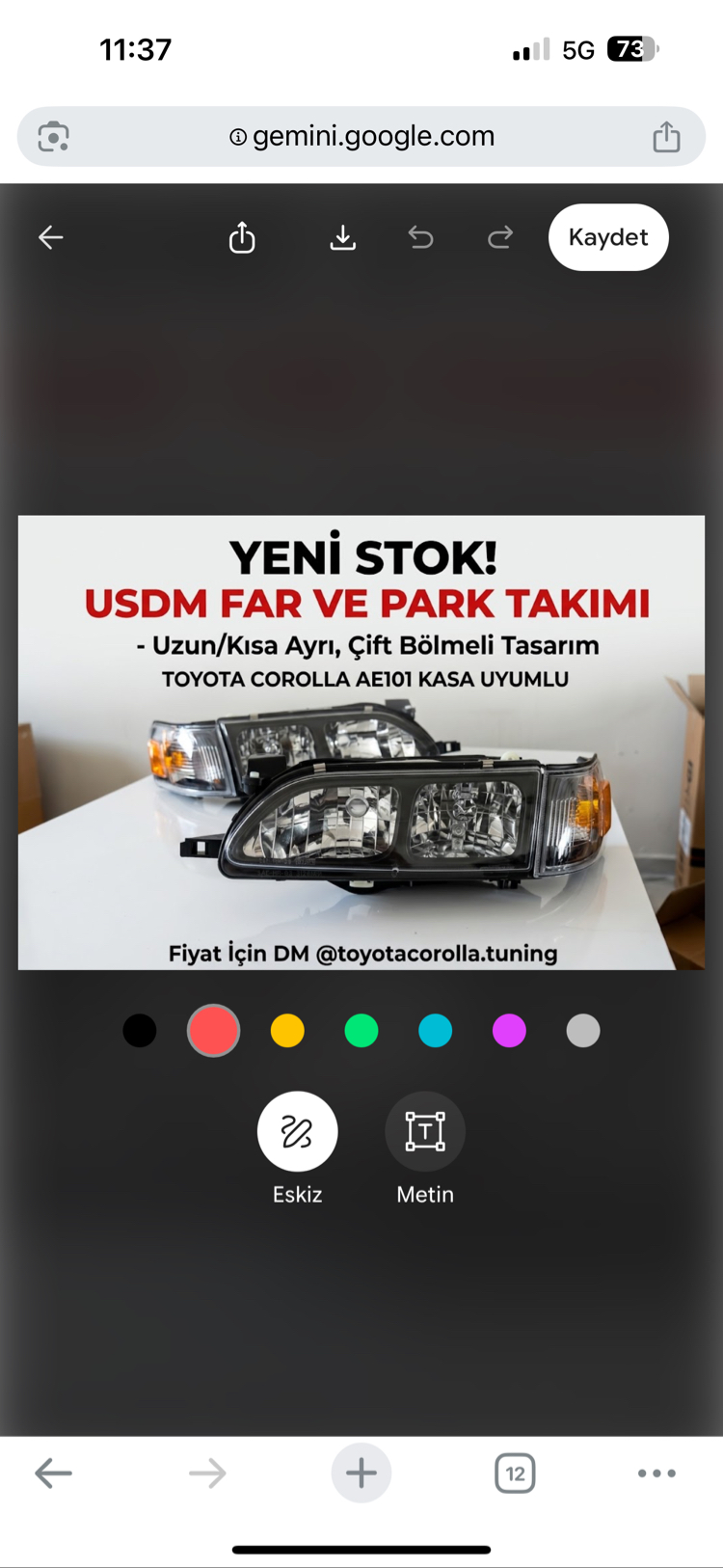 Usdm far ve park takımı