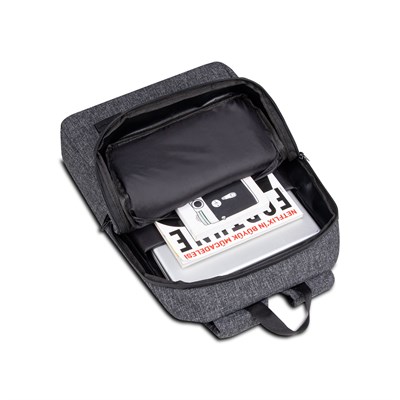 Classone BP-WTX304G 15,6" Su Geçirmez Kumaş ve Fermuar ,notebook, Laptop Çantası-Gri