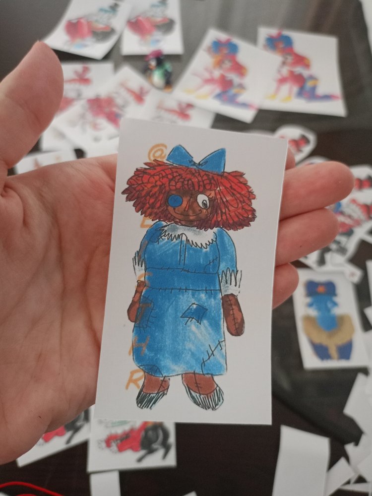 Ragatha sticker (The Amazing Digital Circus) @aeisthr's redesign