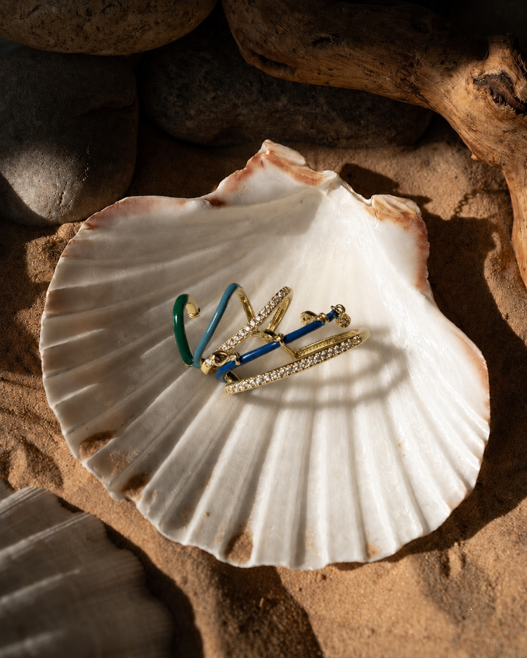 Renkli&Taşlı Earcuff