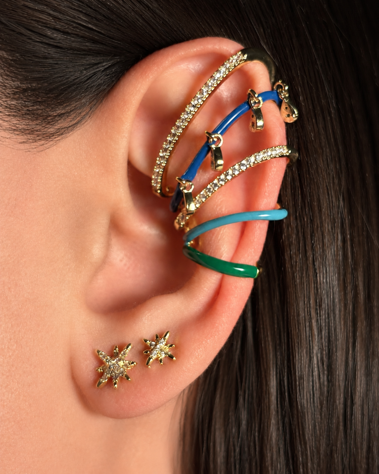 Renkli&Taşlı Earcuff