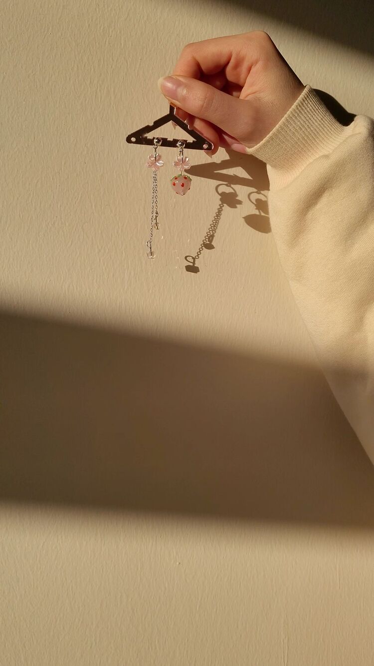 strawberry girl earrings 