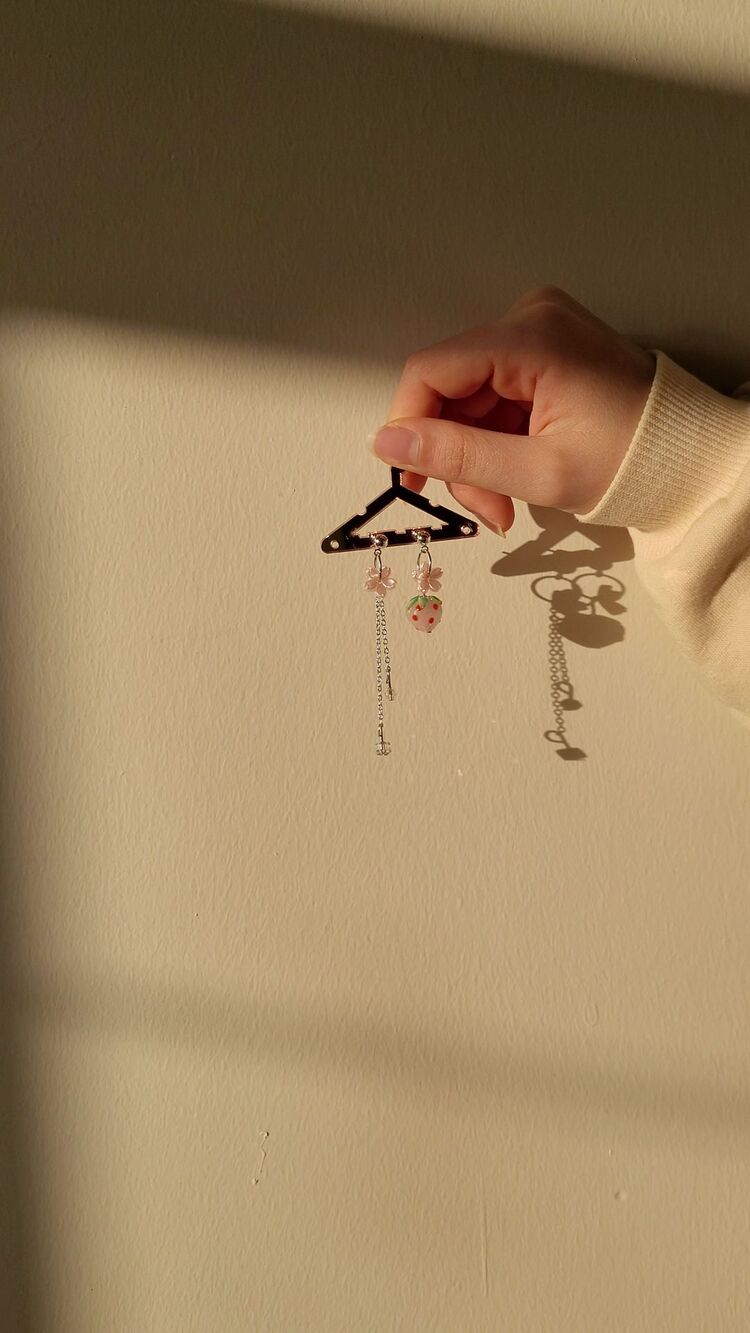 strawberry girl earrings 