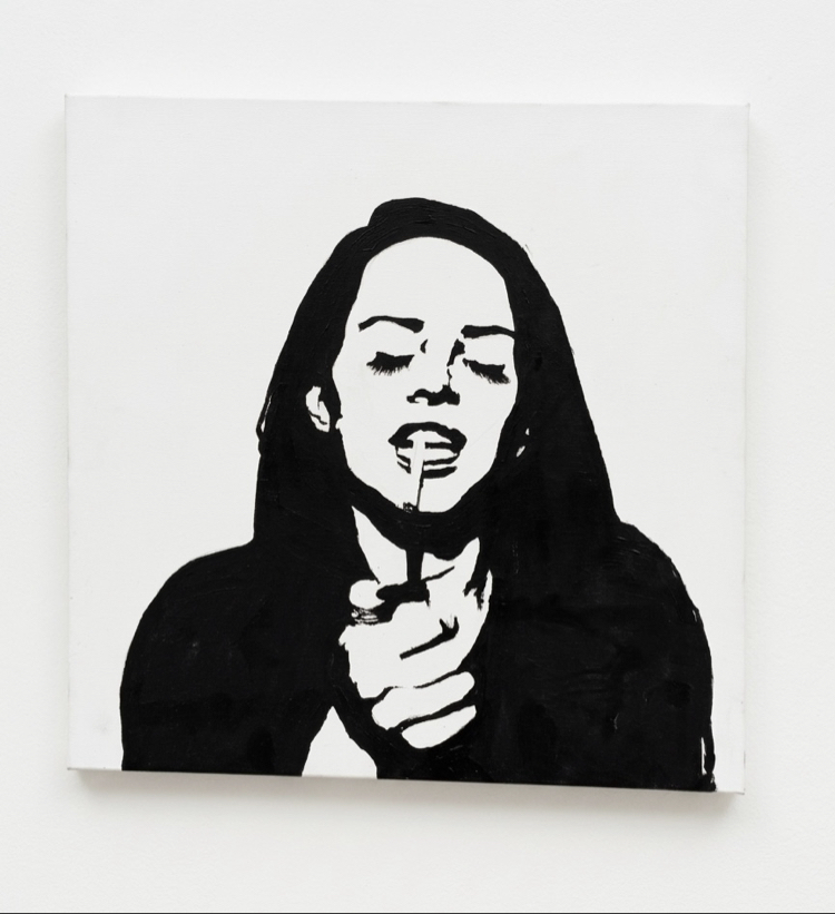 Lana Del Rey / Hand-Painted Acrylic Canvas 