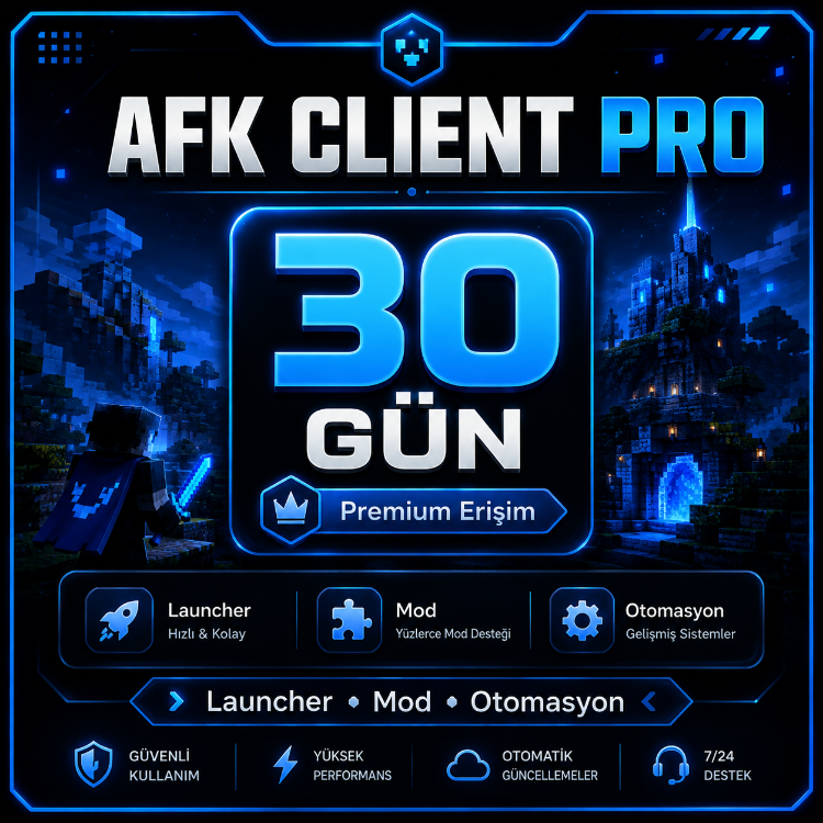 AFK Client Pro – 30 Gün