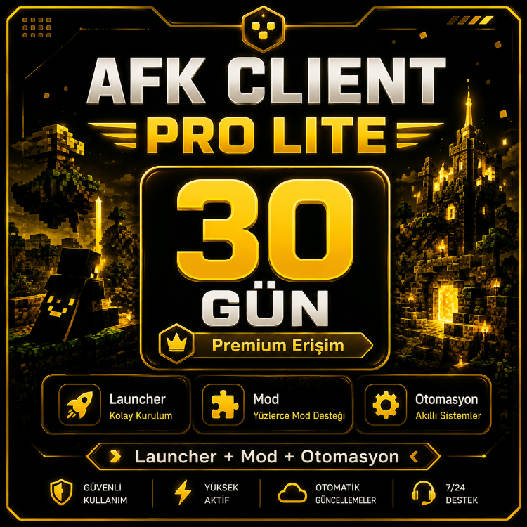 AFK Client Pro Lite – 30 Gün