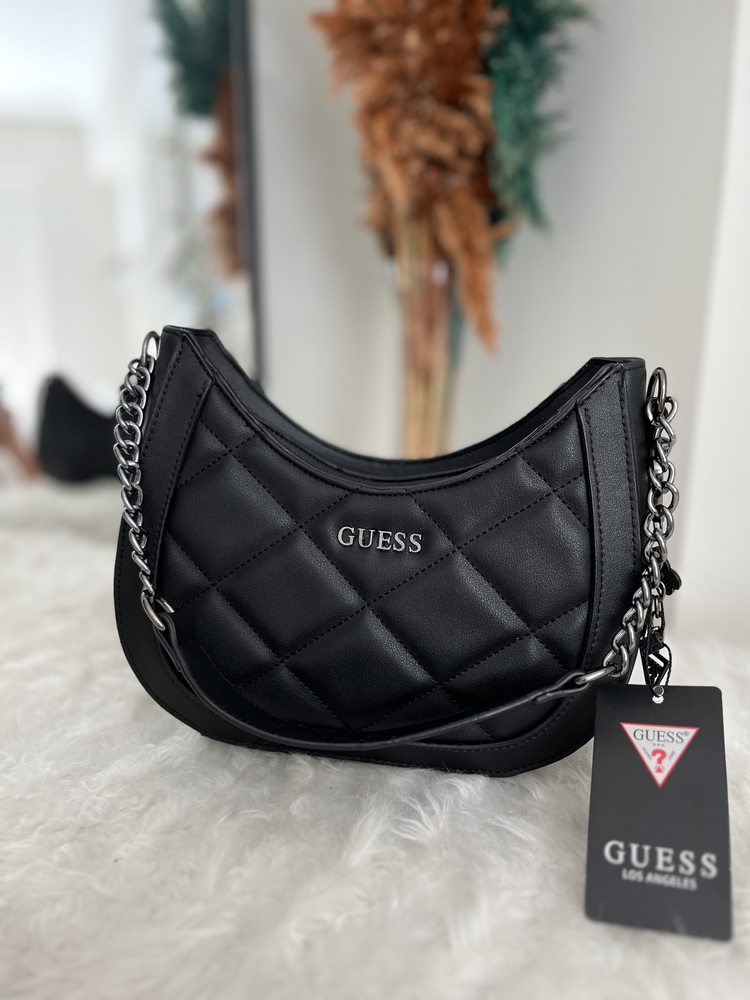 Guess ithal siyah baget çanta 