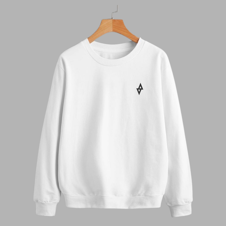 Sweatshirt AGARTA Logo | Unisex (Siyah/Beyaz)