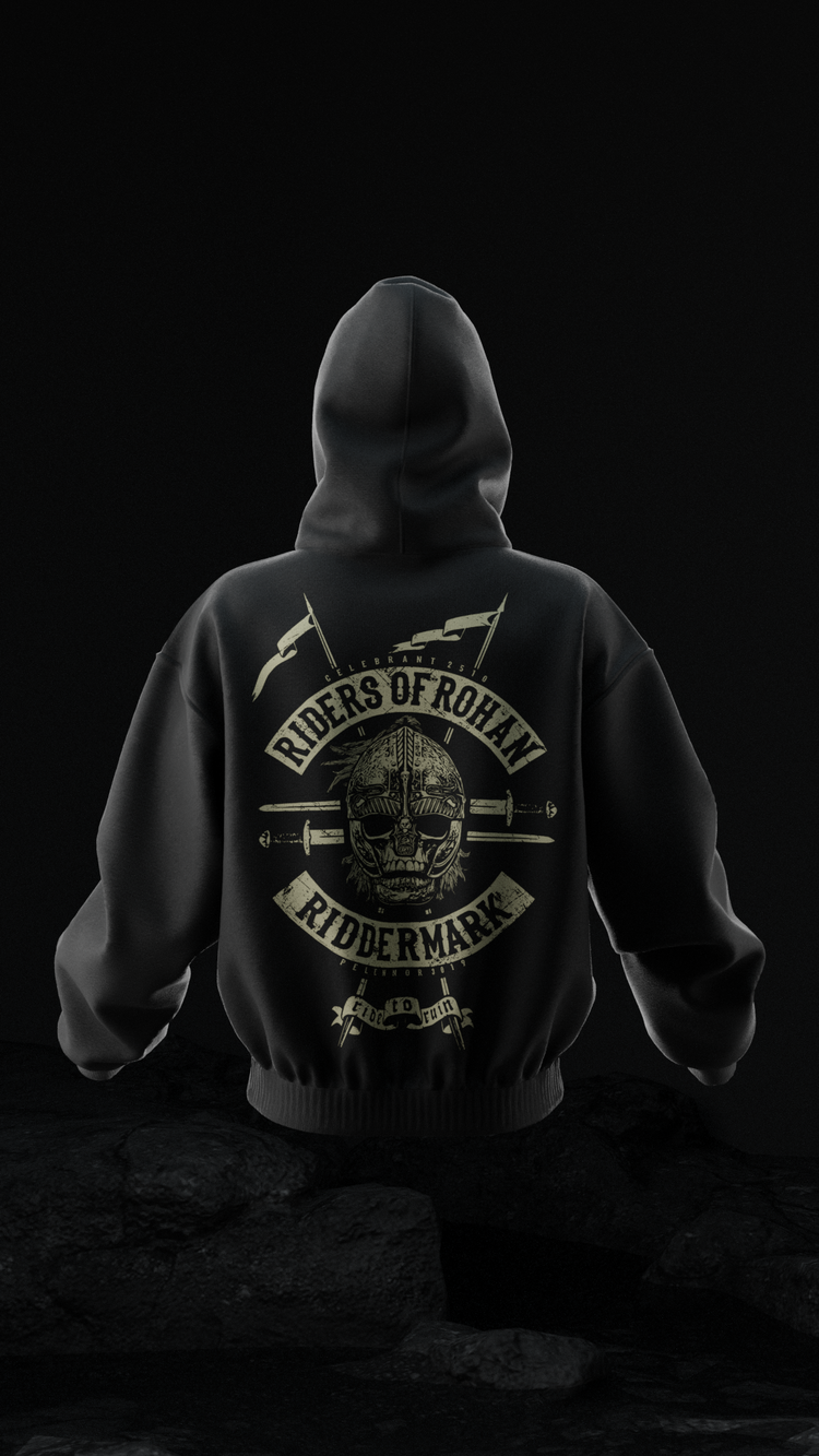 Lord of The Rings Rohan Riders Oversize Unisex Hoodie Kapüşonlu Sweatshirt