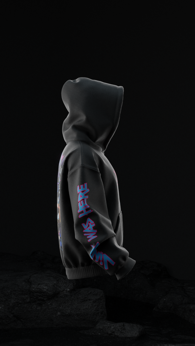 Jinx Arcane Powder Oversize Unisex Hoodie Kapüşonlu Sweatshirt