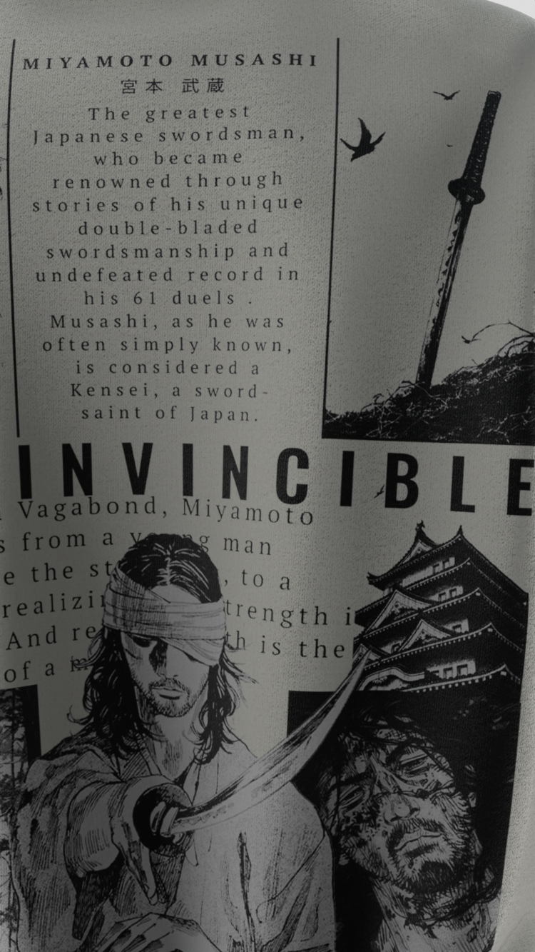 VAGABOND THE INVINCIBLE UNISEX HOODIE