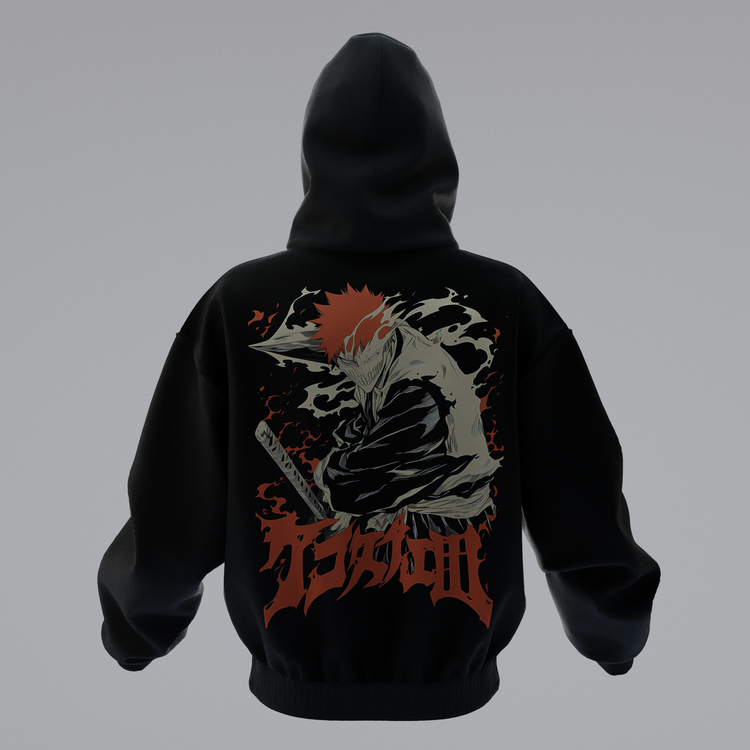 BLEACH ICHIGO KUROSAKI ART UNISEX HOODIE