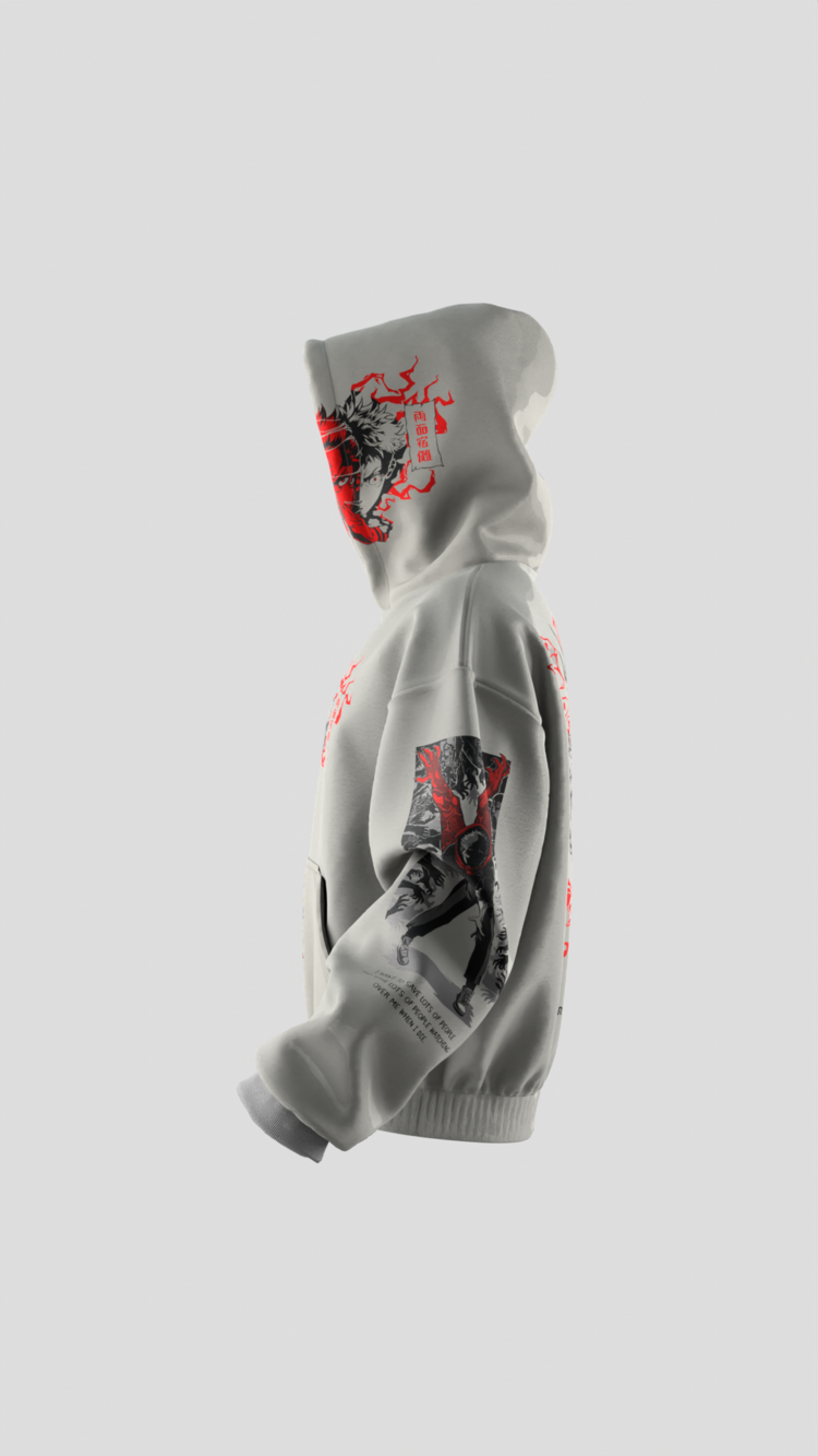 Jujutsu Kaisen Ryomen Sukuna Special Oversize Unisex Hoodie Kapüşonlu Sweatshirt