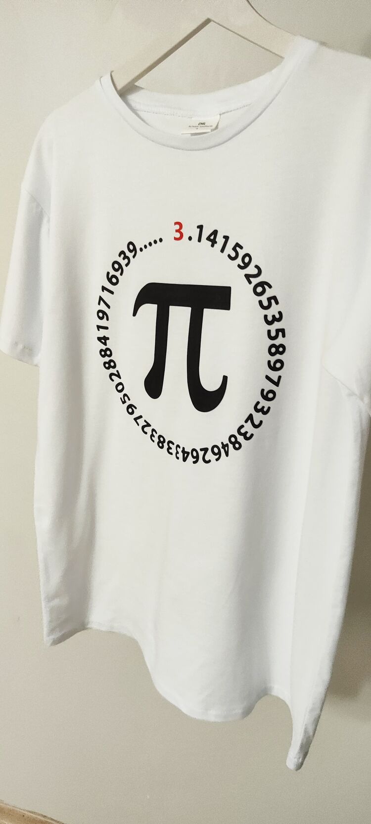 Pi sayısı baskılı Tişört