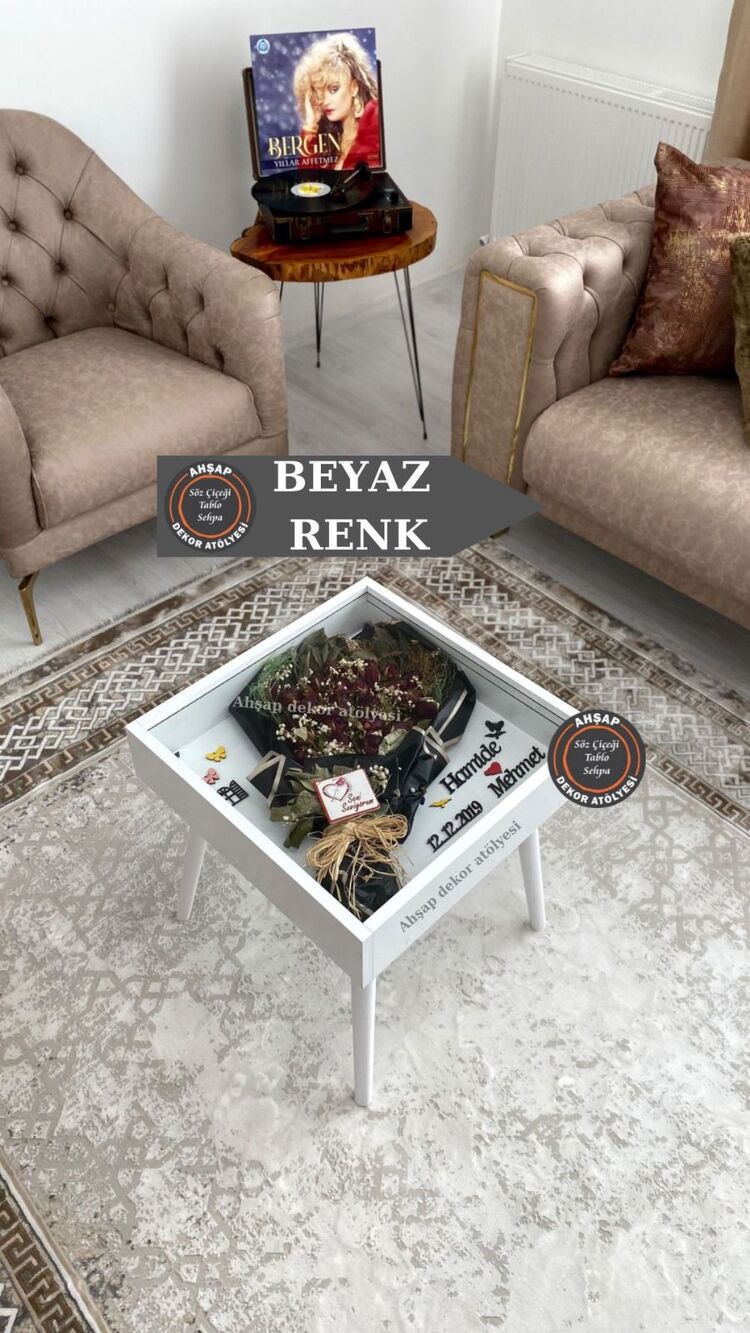 Anı Sehpaları buket çicek için ( Açıklamayı Okuyunuz ! )