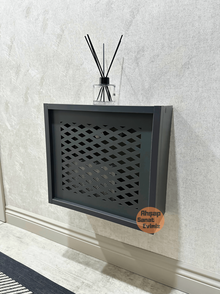 SÜRGÜLÜ WİFİ MODEM DUVAR DÜZENLEYİCİ BAKLAVA MODEL ANTRASİT