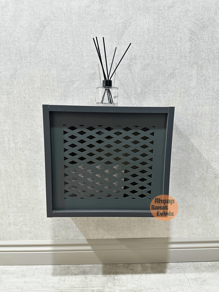 SÜRGÜLÜ WİFİ MODEM DUVAR DÜZENLEYİCİ BAKLAVA MODEL ANTRASİT