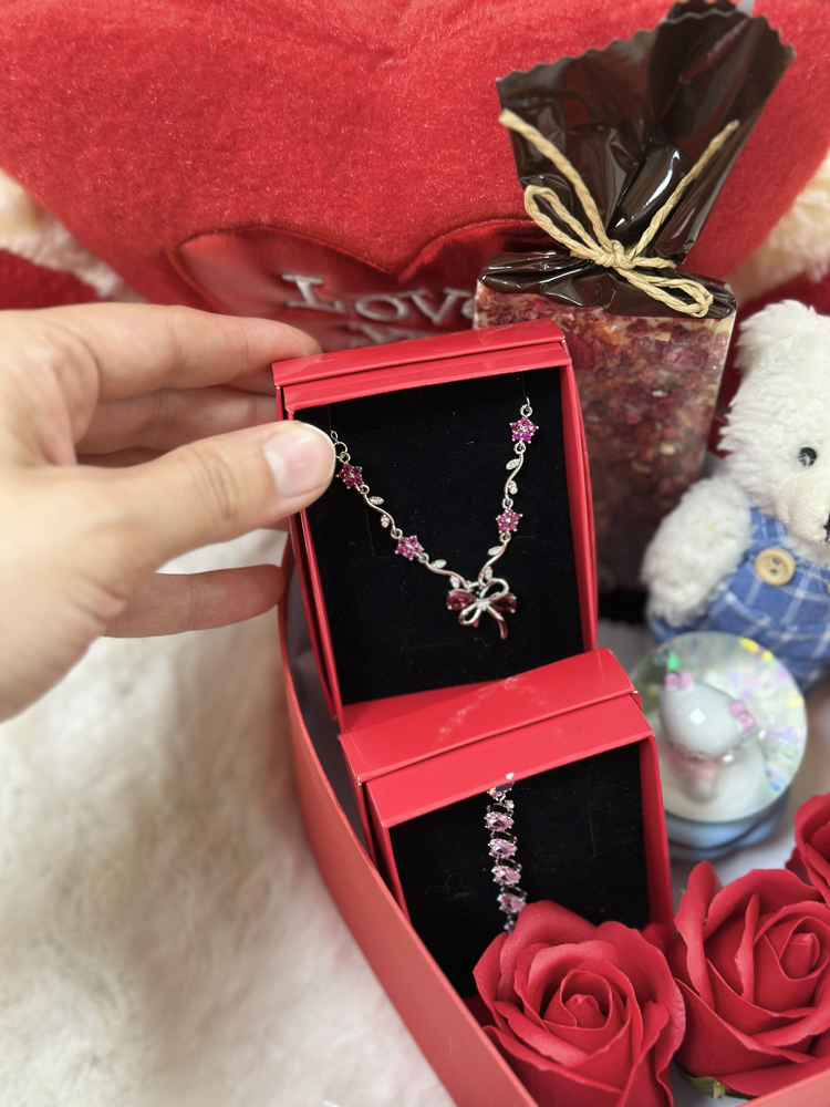 Mini love kırmızı özel set