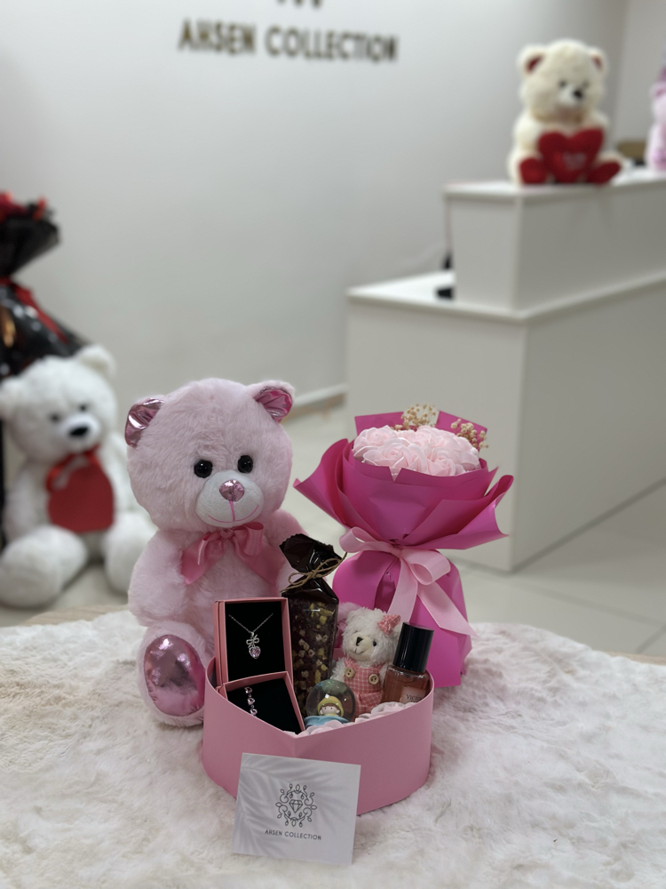 Mini love pembe özel set