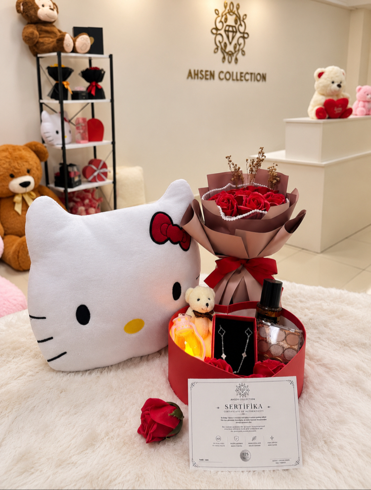 İçimden geldi hello kitty 925 ayar gümüş takılı