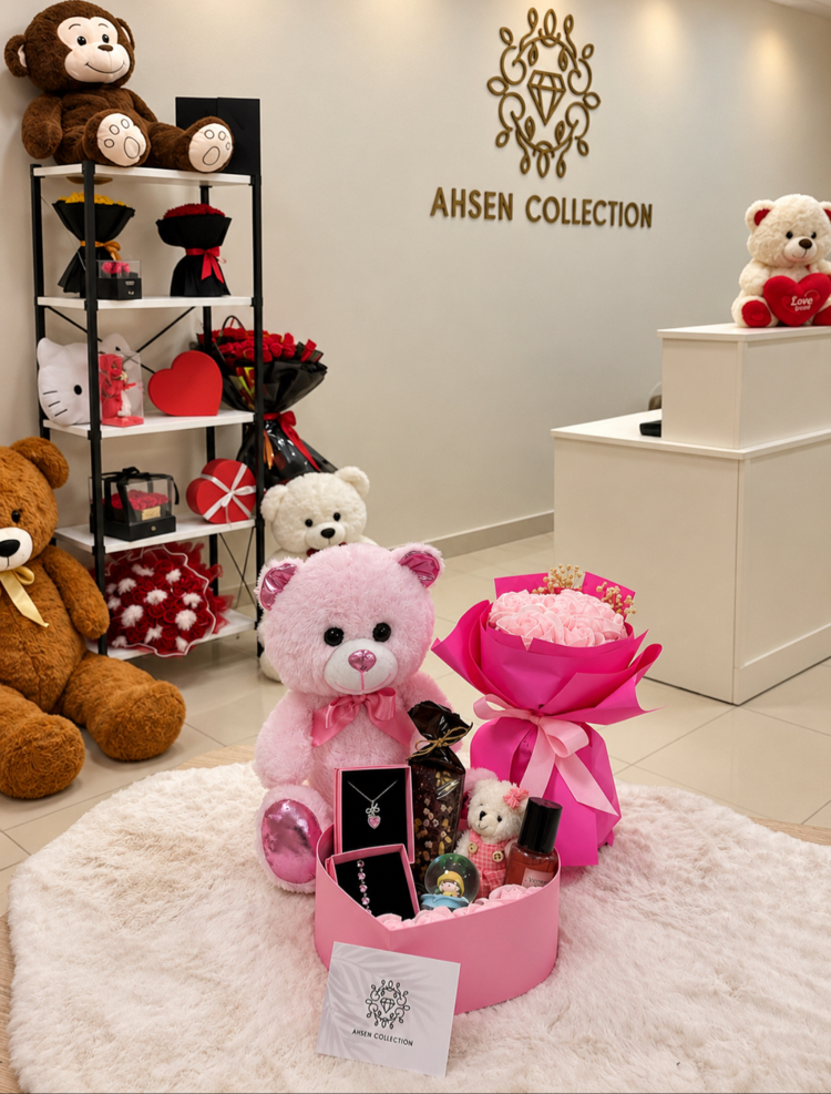Mini love pembe özel set