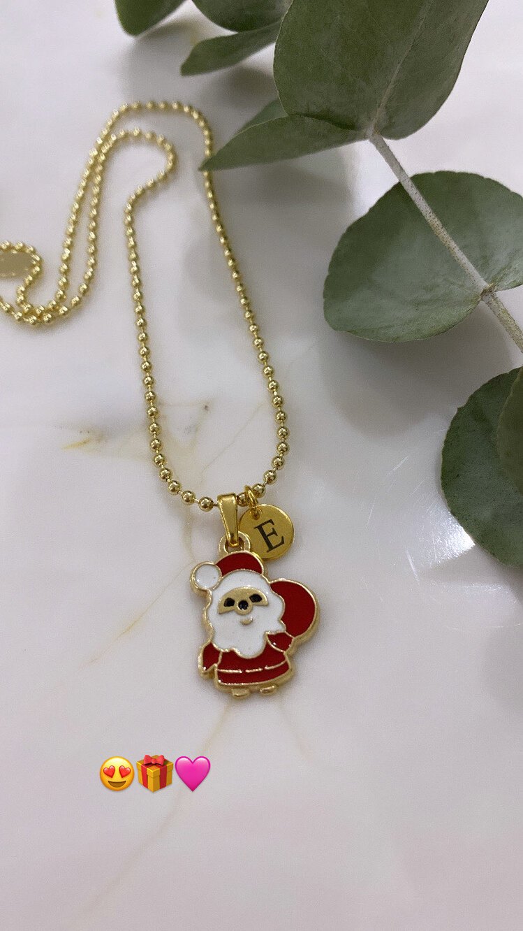 Harfli Noel Baba Kolye