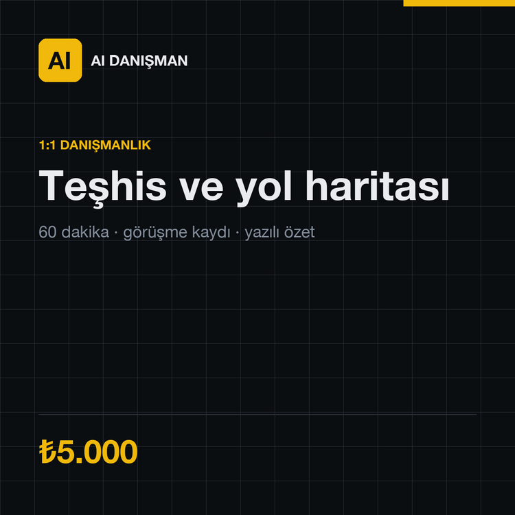 1:1 Danışmanlık — 60 Dakika