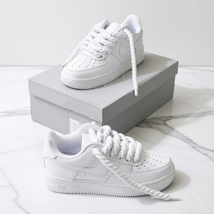 Nike Air Force 1 Rope Laces White