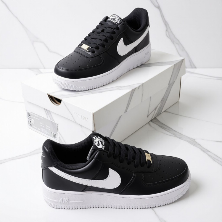 Nike Air Force 1 Black White 