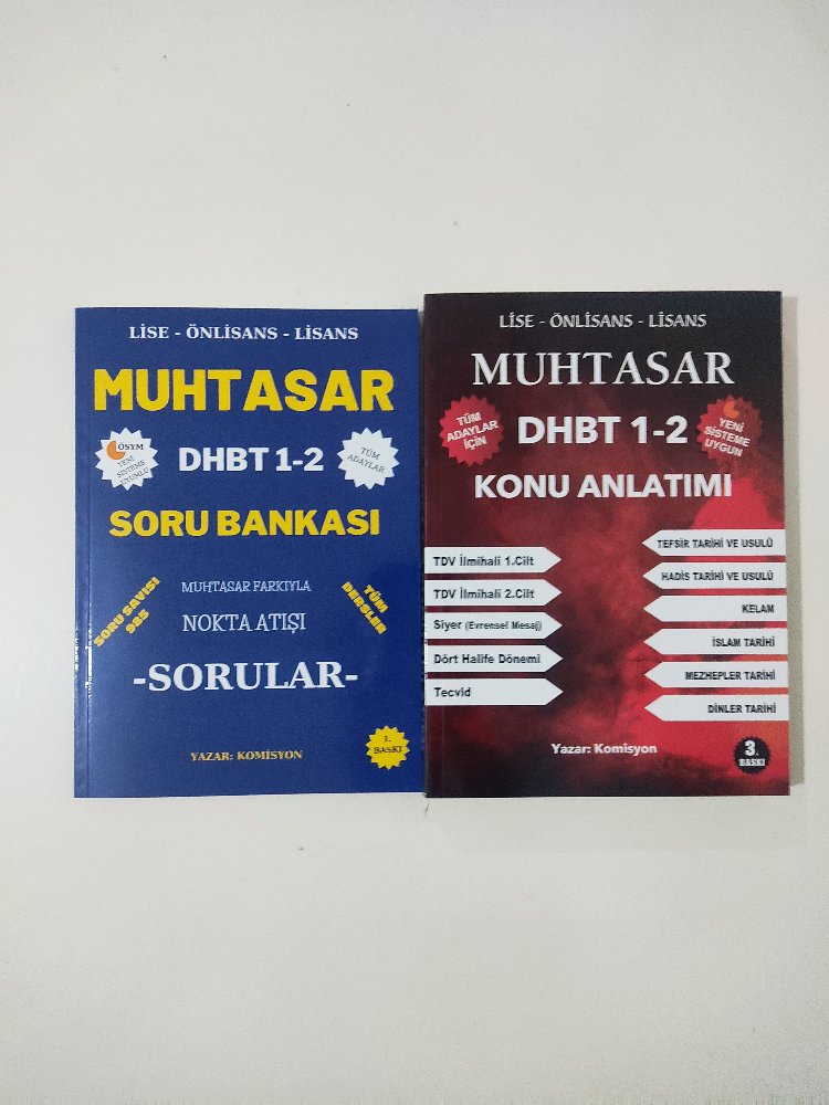 DHBT ÖZET KİTABI+ SORU BANKASI