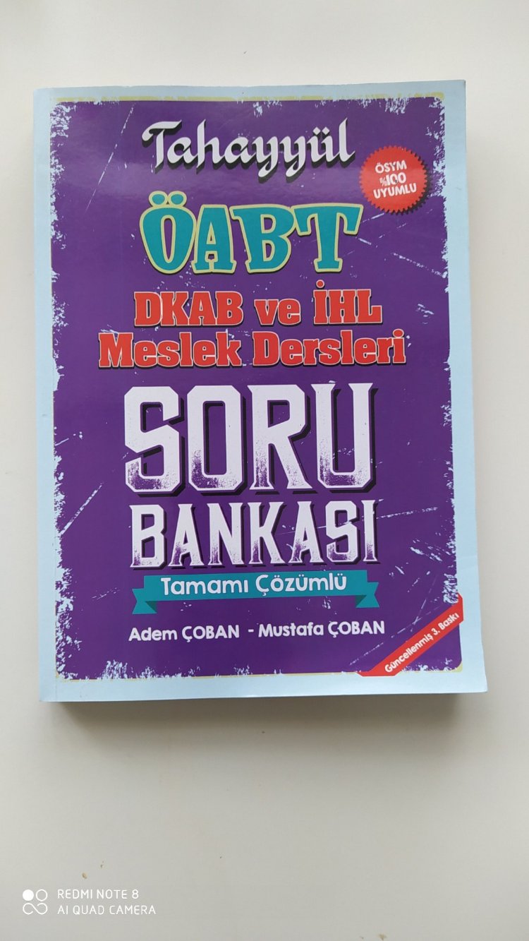 TAHAYYÜL ÖABT DKAB SORU BANKASI 